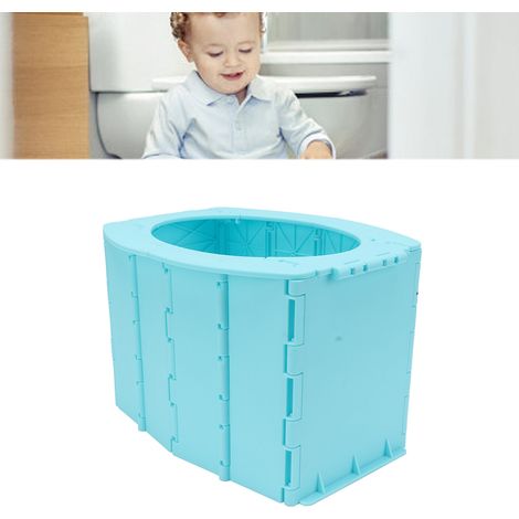 Pot portable pour enfants, siège de toilette pliable de voyage, toilettes de camping d'urgence (1/5)