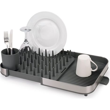 Joseph Joseph Duo Escurreplatos Gris Extensible Cocina
