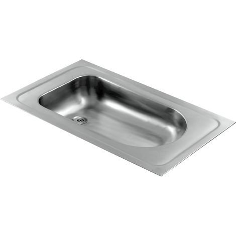 KWC AR Babybadewanne, CAMPUS, Edelstahl,  915x550x150 mm, Einlegemontage