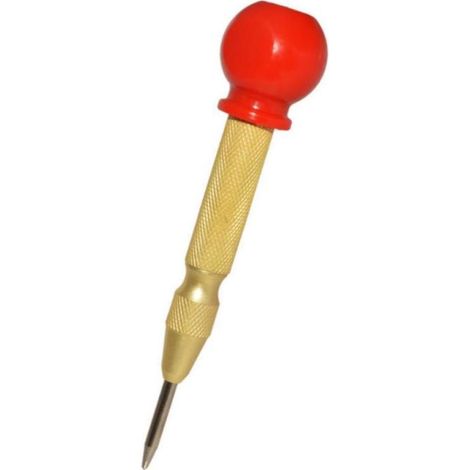 Irovami Localisateur de poinçon automatique, poinçon haute dureté, brise-vitre, poinçon 130 mm, brise-trou à percussion, marqueur de positionnement d'outil