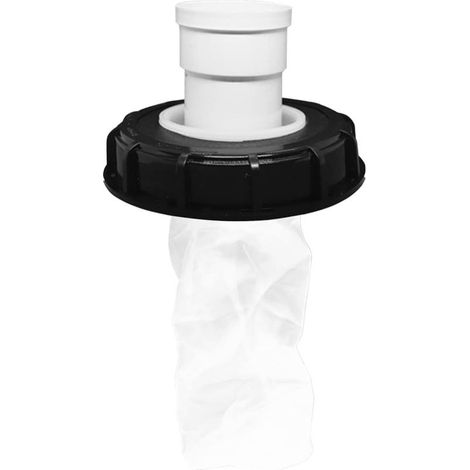 Type T Filtre à Couvercle IBC, Filtre à Eau de Pluie en Nylon 163 mm, Lavable avec Couvercle pour réservoir d'eau de Pluie IBC DN 150 (1/5)