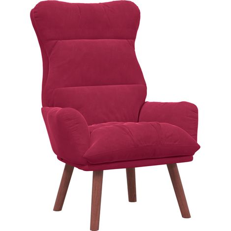 Maison Exclusive - fauteuil Bordeaux 69 x 74 x 93 cm Velours (1/5)