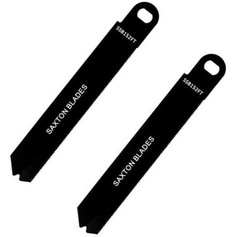 SSB152FT Lot de 2 lames en métal compatibles avec les scies Black Decker Scorpion 269 (1/2)