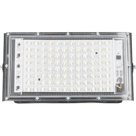 Projecteur LED 100 W ultra-lumineux (10 000 lumens), angle de faisceau de 120°, blanc froid, étanche IP66, 220-240 V (1/5)