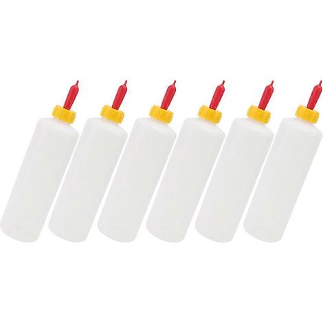 Bouteilles de lait blanc pour agneau, adaptées à l'alimentation des jeunes animaux, lot de 24, pour la ferme (1/5)