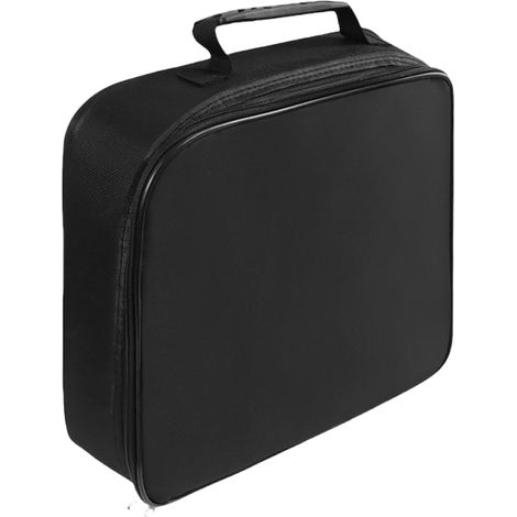 Sac de rangement de câbles noir avec propriétés ignifuges et imperméables pour accessoires de voiture, étui de transport, organiseurs de câbles de voiture électrique (1/5)
