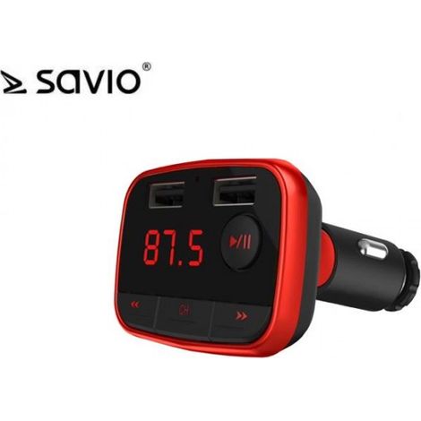 Savio TR-10 transmisor FM Bluetooth/USB Negro (1/5)