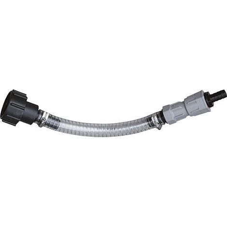 Tuyau d'aspiration IBC DN20 - 3/4, 20mm, 0,3M avec clapet anti-retour