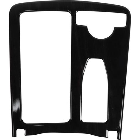 BelleRise - Cadre porte-gobelet – Benz C W204 08-13 Conduite à droite – Grain bois noir ABS – Intérieur auto (1/5)