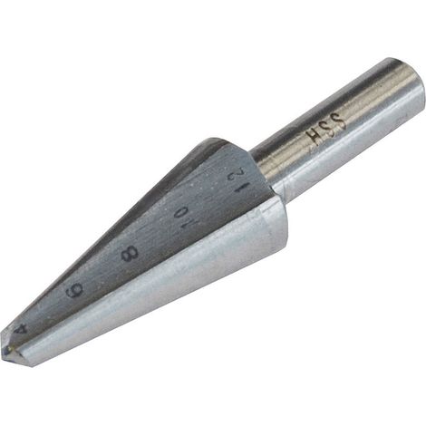 Faithfull HSS Taper Drill Bit 4-12mm FAITD412 (1/2)