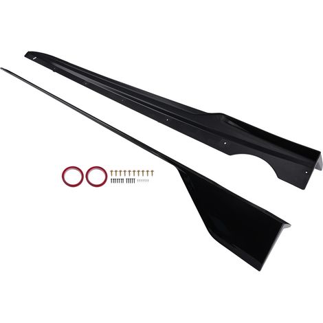 Body Side Skirt Extensions for BMW X5 G05 M Sport 2019-2025 Gloss Black ABS Lip