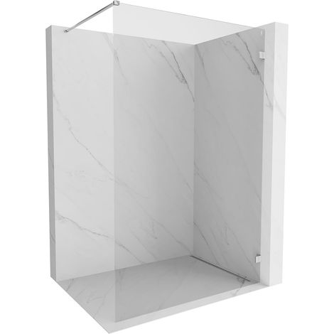 Mexen Lunar parete doccia Walk-in destra 60 x 200 cm, trasparente 8 mm, cromo - 830-060-000-01-00-P (1/5)
