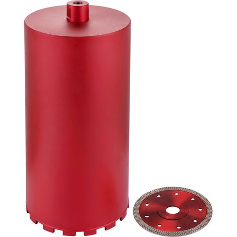 Mophorn Diamant-Kernbohrer, 8"/203 mm und 14"/355 mm Beton-Kernbohrer, 5/8"-11 Gewinde Trocken-/Nass-Kernbohrer mit Klinge, Diamant-Nass-Kernbohrer für Beton- und Ziegel-Anwendungen