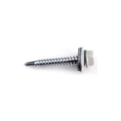 Viti autoperforanti per coperture grigio chiaro 4,8 x 35 - 100 pz.