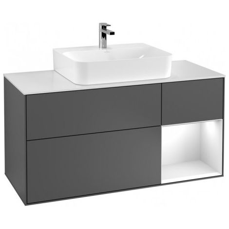 Villeroy & Boch F171GFGF Meuble sous-lavabo Finion F17