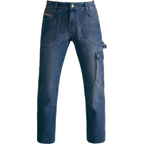 Kapriol Jeans da Lavoro Touran - Elasticizzati con Tasche - Taglia S