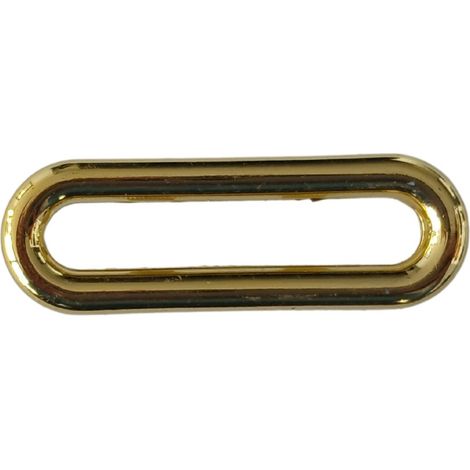 Balneo Anneau pour lavabo avec bouchon de trop-plein ovale doré (1/4)