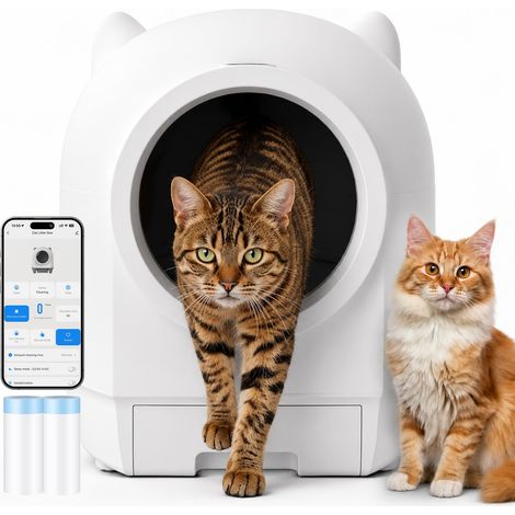 Litière pour Chat autonettoyante, Grand Volume, Vous soulage Les Mains (1/5)