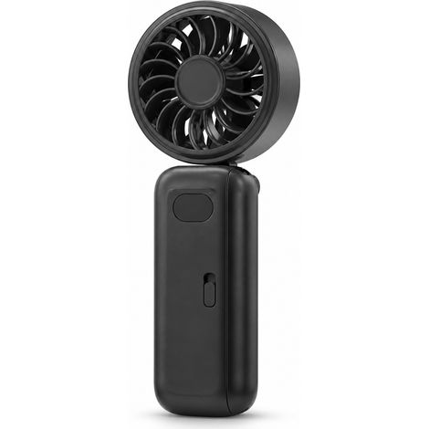 Ventilateur Pince Parasol 3 en 1 Portable pour Bureau Noir (1/4)
