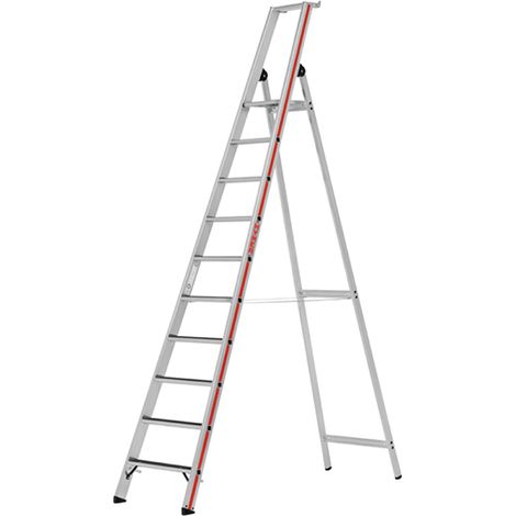 Escabeau 10 marches - Hauteur max. de travail 4.32m - 862610