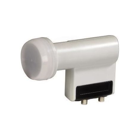LNB Twin Universelle - HAMA - Réception numérique - 2 récepteurs - TVHD - Commutation 22 kHz