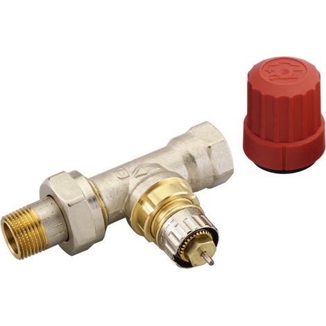 Danfoss Corpo valvola RA-N 10 R 3/8, Passaggio, Nichelato opaco, 013G0032