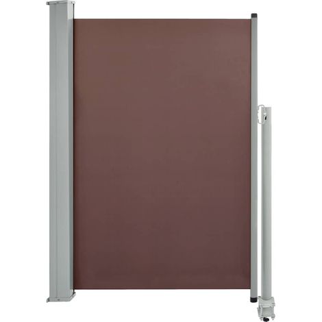 vidaXL Tenda Laterale Retrattile per Patio 120x300 cm Marrone (1/5)