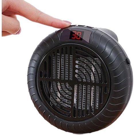 Mini chauffage electrique soufflant portable radiateur petit mural basse consommation - Roame - salle de bain prise sans fil econo (1/4)