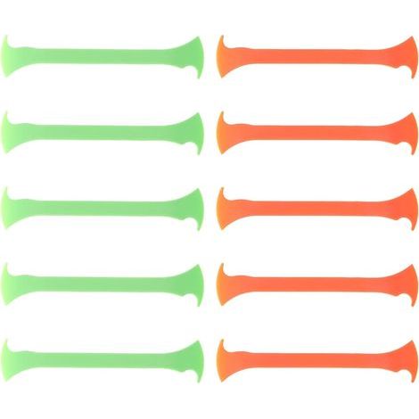 CCYKXA 10-Piece Automotive Vinyl Film Installation Tool Set, Double-Sided Orange and Green Plastic Squeegee, Precision Edge Scraper for Car Window Tinting, Application