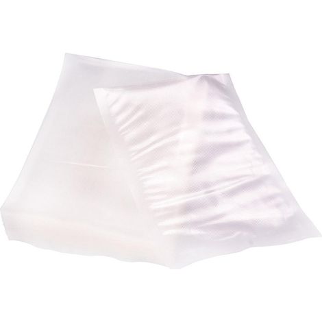 100 sacs de conservation sous vide transparents pour bonbons, fruits secs, chocolats, biscuits, cacahuètes et autres en-cas (7 x 10 cm)-7X10cm-White (1/2)