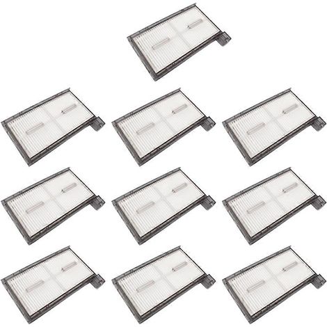 Filtre de 10PCS de remplacement Lavable Filtres pour X8 Pro / X8 Pro Robot Aspirateur Cleaners Accessoires HEPA Filte (1/5)