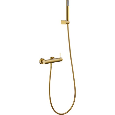Kit douche mitigeur Bless finition or brossé [ IMEX® ] (1/2)