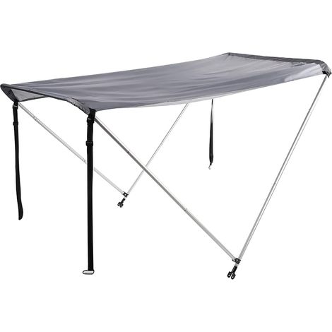 Auvent de kayak UV, barre en alliage d'aluminium, revêtement en tissu Oxford 210D pour canot gonflable, canoë, kayak, bateau