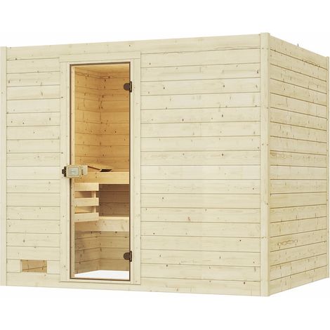 Massivholz-Sauna VALIDA 4 GT, BioS, 7,5 kW