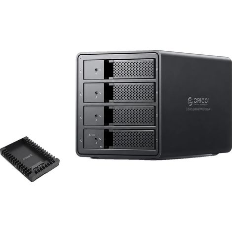 Box per HDD a 4 alloggiamenti, connettività Type-C, 4 porte USB 3.0, NoD da 96 TB (1/2)