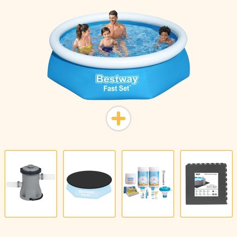 Bestway Bestway Fast Set Ronde - 244x61 cm - 5-pièces S238 (1/5)