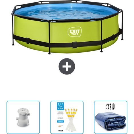 Exit Pool Rund - 300x76 cm - 4-teilig SCB86 (1/4)