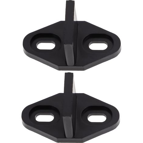 Guide de sol pour porte coulissante POM, noir (1/5)