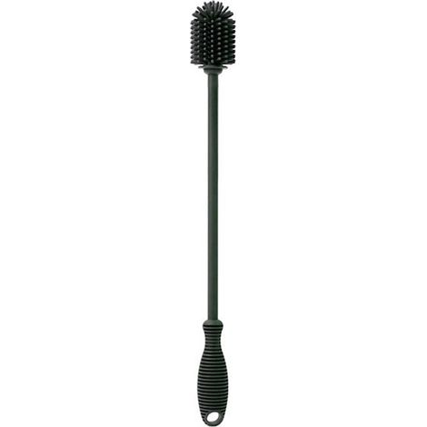 Waschbürste, Siligel, M/S/32 cm, lebensmittelechtes Silikon, schwarz (1/5)