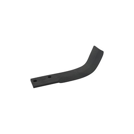 Cuchillo recto para fresas traseras compatible con Nibbi para modelo NT519 - L: 190mm. Tipo Bineur.