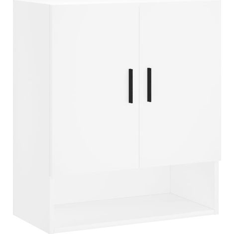 Maison Exclusive - Armadietto a Muro Bianco 60x31x70 cm in Legno Multistrato