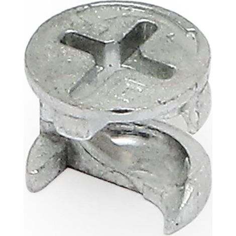 HERRAJES ALK excentrica mi-fix d12-11 espesor 12 i6 zincado , 0CIENTOS (1/2)