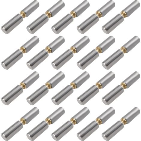 20 x 10 x 60 mm Welding Steel Hinges for Metal Swing Doors (1/5)