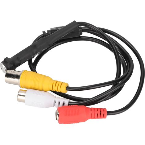 1000 TVL rauscharme CCTV-Überwachungskamera, 12V DC-Netzteil, 1A, Weitwinkel, Mini-tragbare Sicherheitskamera für Laptops, tragbare Mediaplayer und NTSC-Fernseher (1/5)