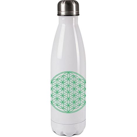 Bouteille isotherme en inox 750 ml - Fleur de Vie By Cbkreation