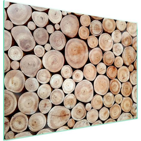 Plaque de protection en verre pour poêle à bois 70x52 (1/5)