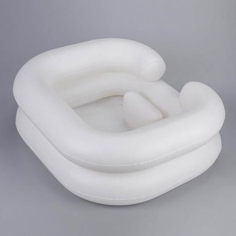 Bac lave tête gonflable Portable - PVC durable - Idéal pour adultes - 2 ans de garantie (1/3)