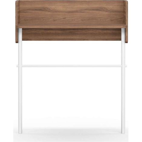 Recibidor modelo 789 acabado nogal/blanco, 97 cm (alto) x 80 cm (ancho) x 30 cm (prof.) (1/3)