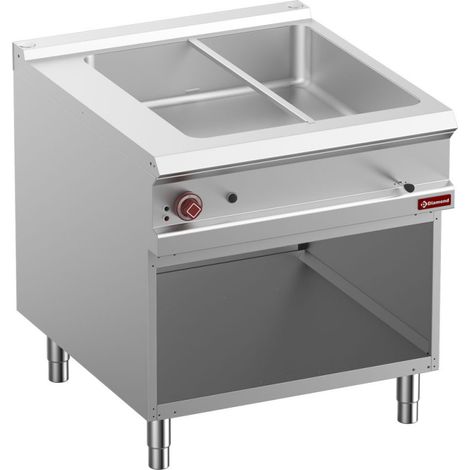 Bain-marie électrique 8xGN1/3- armoire - Diamond