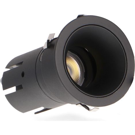 IluminaShop - Foco Downlight LED Orientable Black Cobmix 5W CCT IP20  3000+4000+6000